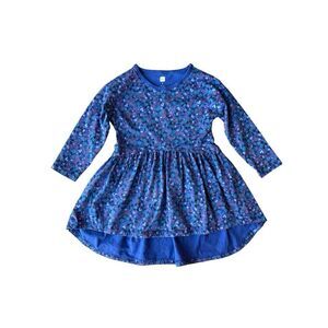 Tea Collection Long Sleeve Floral 100% Cotton Dress Size 2T Girls